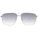Ermenegildo Zegna Gray Metal Sunglasses