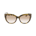 Ferragamo Brown Acetate Sunglasses