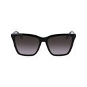 Longchamp Black Haircalf Sunglasses