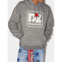 Dsquared² Gray Cotton Hoody