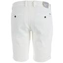 Yes Zee White Cotton Short