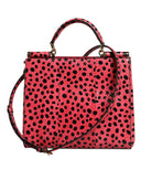 Dolce & Gabbana Pink Exotic Leather Top Handle Tote Crossbody Bag