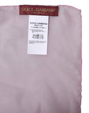 Dolce & Gabbana Pink Silk Rectangle Women Wrap Shawl Scarf