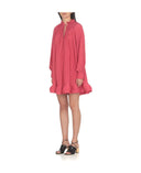 LONG SLEEVES MINI DRESS WITH RUFFLES  MANGO