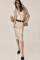 Taita beige skirt
