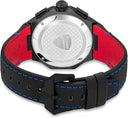 Ducati Black Leather Watch