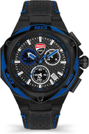 Ducati Black Leather Watch
