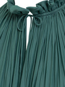 LONG SLEEVE SHORT DRESS WITH RUFFLES DRAGON
