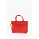 Moschino LOVE Faux Leather Quilted Mini Bag with Matching Pochette