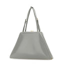 Prada Gray Leather Handbag