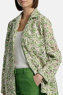 VIATICO GRN OFF WHT JACKET
