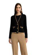MOZIONE JACKET  NERO/CAMMELLO0101 2310