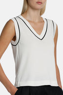 CARDANO OFF WHT/BLK TOP