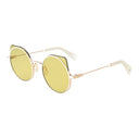Yohji Yamamoto White Unisex Sunglasses