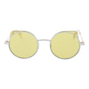 Yohji Yamamoto White Unisex Sunglasses