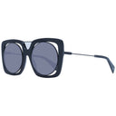 Yohji Yamamoto Black Unisex Sunglasses