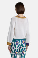 COLONNINA WHT/BLU/YLW PULLOVER