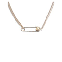 Versace Safety pin Necklace