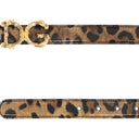 Dolce & Gabbana Leather Logo Belt