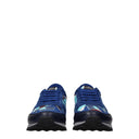 Valentino Garavani Blue Leather Athletic Sneakers
