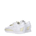 Maison Margiela White Leather Athletic Sneakers