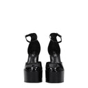 Paris Texas Black Leather Platforms