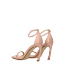 Lanvin Pink Leather Stiletto Heels Sandals