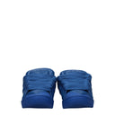 Lanvin Blue Leather Low Tops