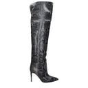 Paris Texas Gray Leather Over The Knee