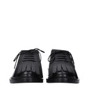 Max Mara Black Leather Oxfords And Derbies