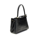Balenciaga Rodeo Shoulder Bag in crocodile-print leather