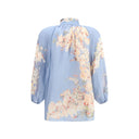 Zimmermann Cascadian Blouse with puff sleeves