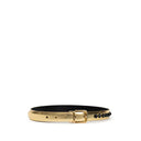 Dolce & Gabbana Gold Leather Belt