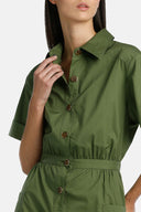 PAPIANO MILITRYGRN DRESS