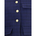 Chloé Boxy Jacket in wool plaid