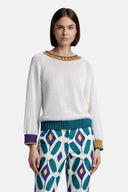 COLONNINA WHT/BLU/YLW PULLOVER