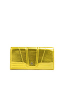 Ferrari Metal Yellow GT patent leather purse
