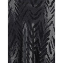 Giorgio Armani Velvet Shawl with fringes