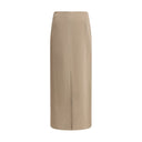 Brunello Cucinelli Satin midi Skirt