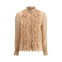 Kristina Ti Rouches silk Blouse