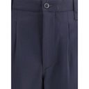 Giorgio Armani Lightweight wool cloth single-dart Pants