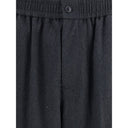 Giorgio Armani Virgin Wool Flannel Pants