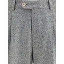 Brunello Cucinelli Wool and cashmere buttoned grisaille Suit