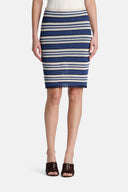 CONDOTTO OFF WHT/BLU/BLU SKIRT