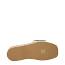 Valentino Garavani Beige Leather Wedges Sandals