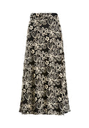 TENENTE BLK OFF WHT SKIRT