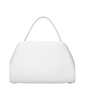 Salvatore Ferragamo White Leather Shoulder Bags