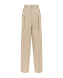 WIDE LEG HIGH WAIST PANT BEIGE