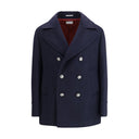 Brunello Cucinelli Double wool flannel Caban
