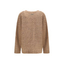 PINKO Bouclé fabric Cardigan with rhinestones